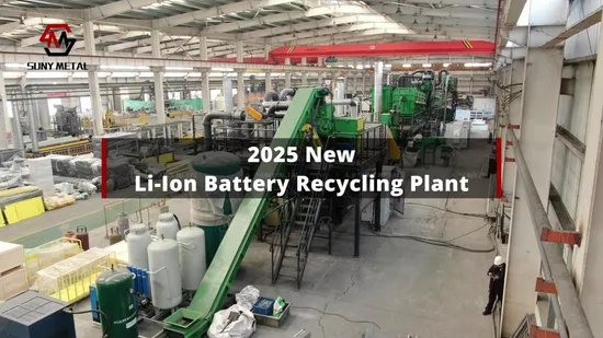 Environment Friendly Fully Automatic Used Lithium Battery Recycling Machine Mobile Battery Recycling Plant